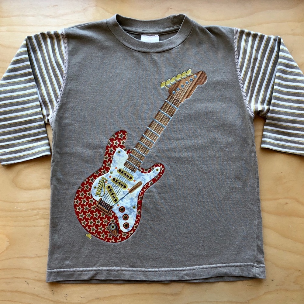 Awesome, sparkly Oilily guitar tee-shirt (3T, 98)